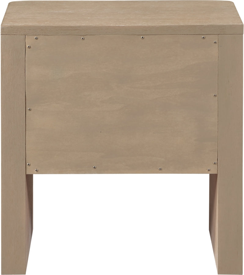 Caswell 24" Oak Veneer And Solid Wood Nightstand in Natural - B1203-NS