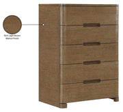 Caswell Oak Veneer And Solid Wood Chest in Brown - B1204-CH