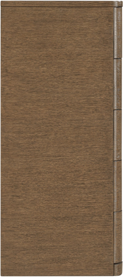 Caswell Oak Veneer And Solid Wood Chest in Brown - B1204-CH