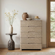 Caswell Oak Veneer And Solid Wood Chest in Natural - B1203-CH