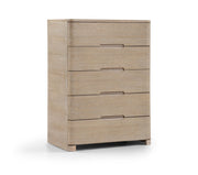 Caswell Oak Veneer And Solid Wood Chest in Natural - B1203-CH