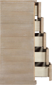 Caswell Oak Veneer And Solid Wood Chest in Natural - B1203-CH