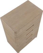 Caswell Oak Veneer And Solid Wood Chest in Natural - B1203-CH