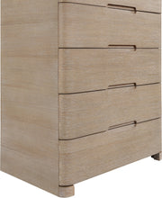 Caswell Oak Veneer And Solid Wood Chest in Natural - B1203-CH
