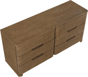 Caswell Oak Veneer And Solid Wood Dresser in Brown - B1204-D