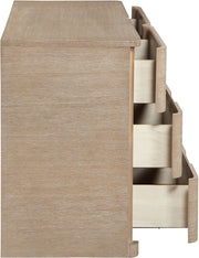 Caswell Oak Veneer And Solid Wood Dresser in Natural - B1203-D