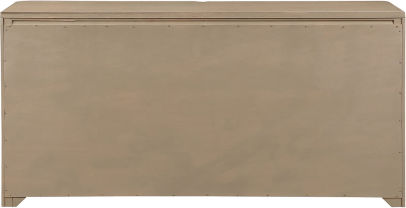 Caswell Oak Veneer And Solid Wood Dresser in Natural - B1203-D
