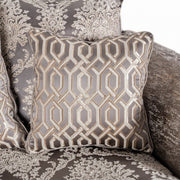 Catalonia Beige/Dark Cherry Sofa - SM6451-SF