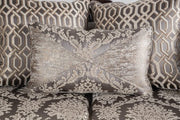 Catalonia Beige/Dark Cherry Sofa - SM6451-SF