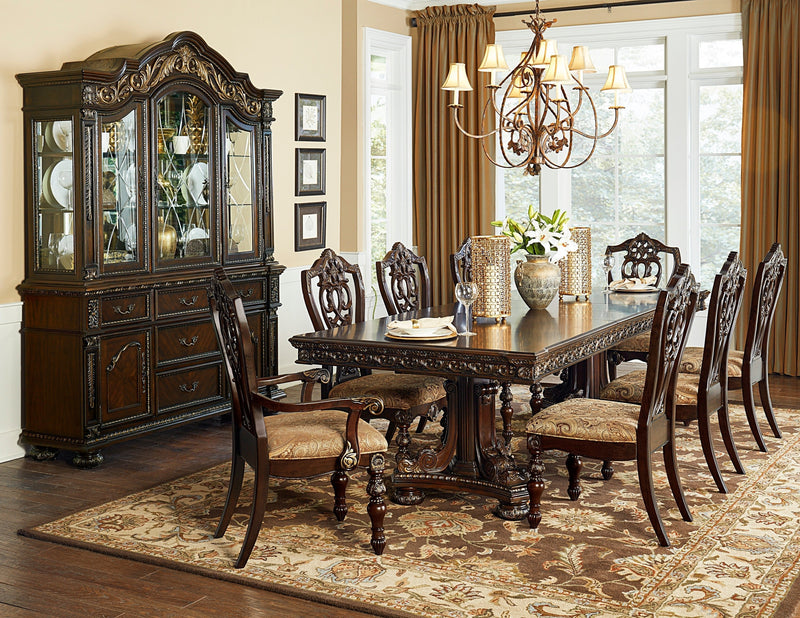 Catalonia Cherry Extendable Dining Set - Gate FurnitureDining Room Set