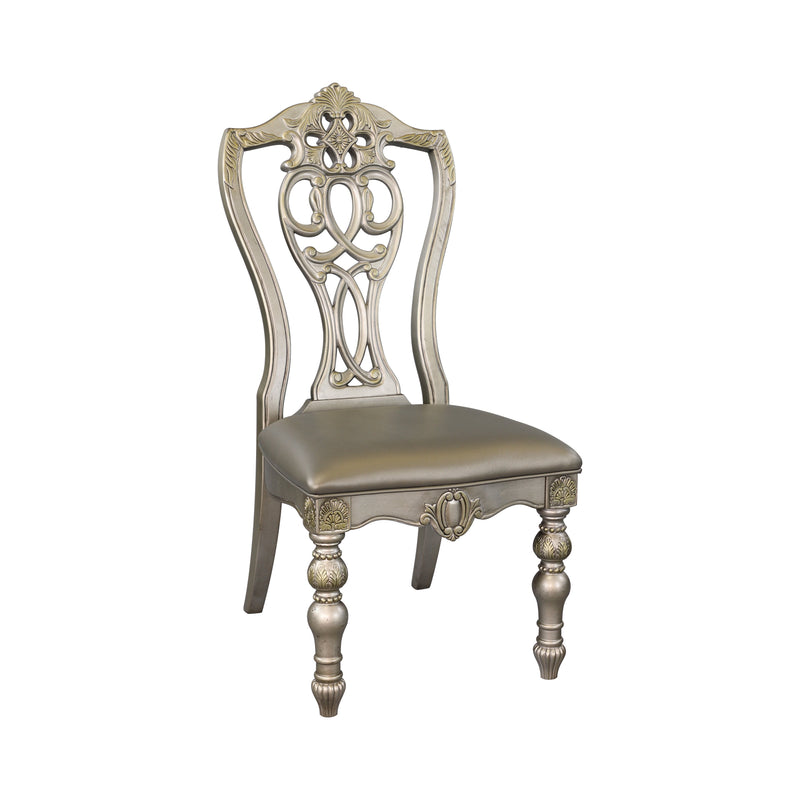 Catalonia Platinum Gold Extendable Dining Set - Gate FurnitureDining Room Set