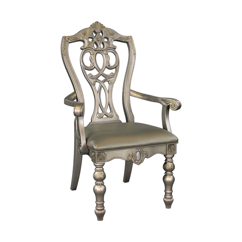 Catalonia Platinum Gold Extendable Dining Set - Gate FurnitureDining Room Set