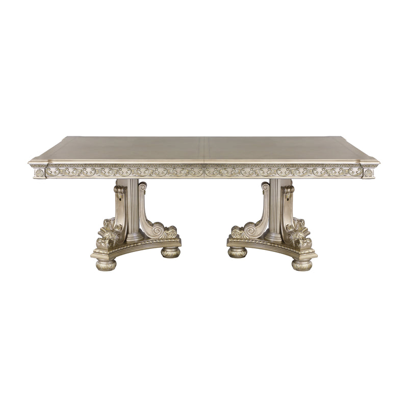 Catalonia Platinum Gold Extendable Dining Set - Gate FurnitureDining Room Set