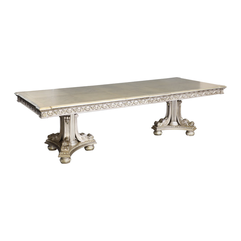 Catalonia Platinum Gold Extendable Dining Set - Gate FurnitureDining Room Set