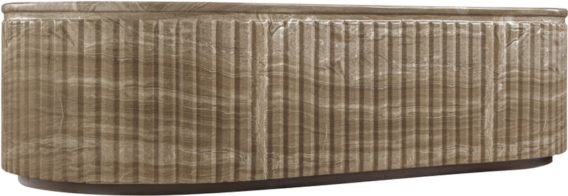 Catania Concrete Indoor/Outdoor Coffee Table in Beige - 874Beige-CT