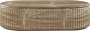 Catania Concrete Indoor/Outdoor Coffee Table in Beige - 874Beige-CT