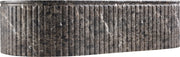 Catania Concrete Indoor/Outdoor Coffee Table in Brown - 874Brown-CT