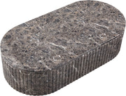 Catania Concrete Indoor/Outdoor Coffee Table in Brown - 874Brown-CT