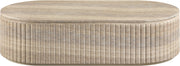 Catania Concrete Indoor/Outdoor Coffee Table in Travertine - 874Travertine-CT