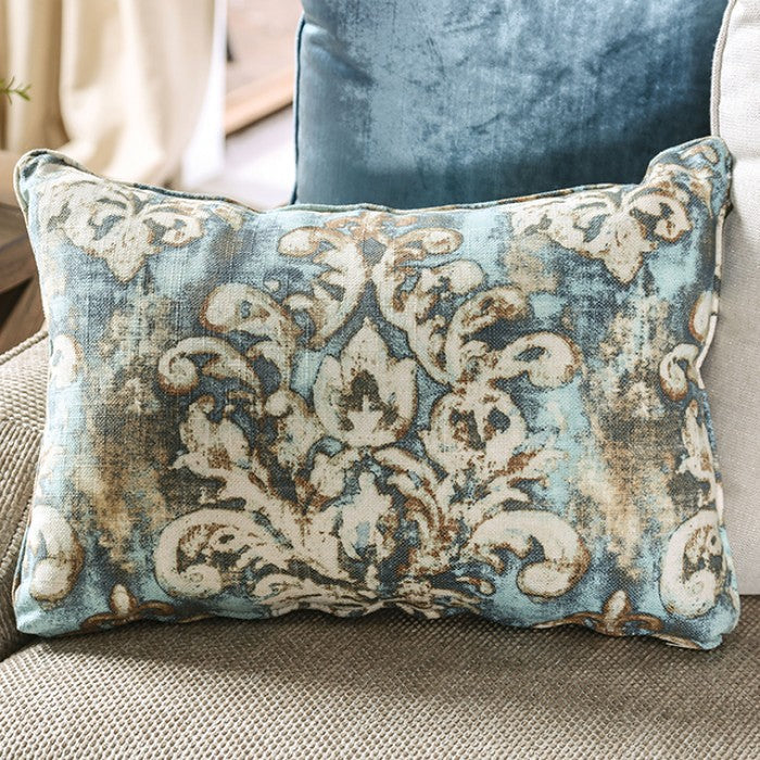 Catarina Beige/Teal Loveseat - SM2287-LV