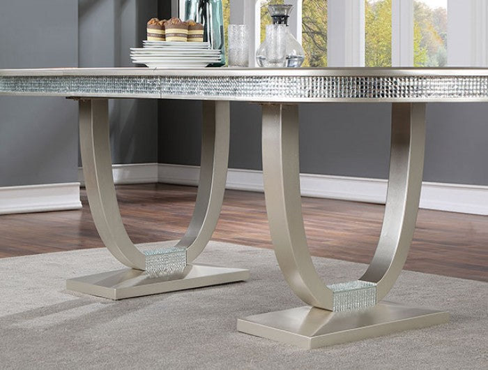 Cathalina Silver Dining Table - CM3541SV-T-TABLE