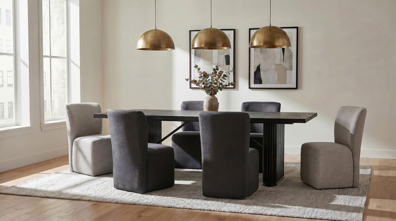 Catherine Rectangular 84-inch Wood Dining Table Black - 106251