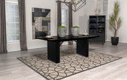 Catherine Rectangular 84-inch Wood Dining Table Black - 106251
