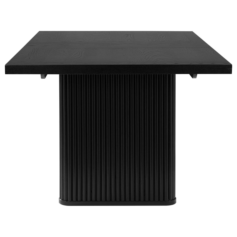 Catherine Rectangular 84-inch Wood Dining Table Black - 106251