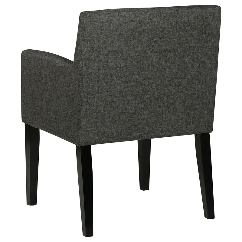 Catherine Upholstered Dining Arm Chair Grey (Set of 2) - 106252