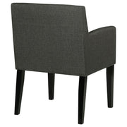Catherine Upholstered Dining Arm Chair Grey (Set of 2) - 106252