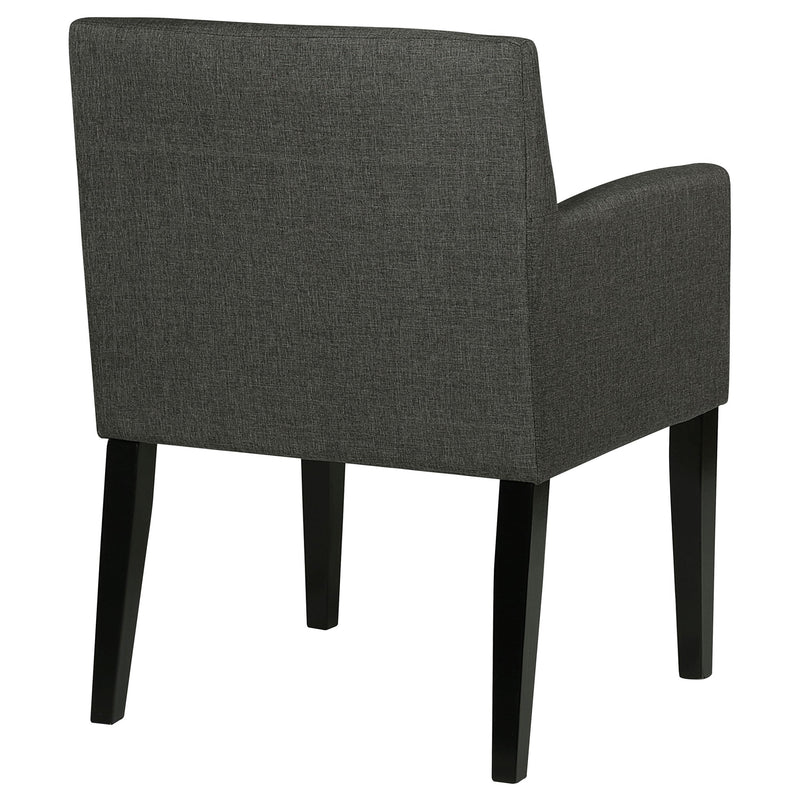 Catherine Upholstered Dining Arm Chair Grey (Set of 2) - 106252