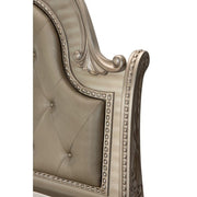 Cavalier Silver Upholstered Sleigh Bedroom Set - Gate FurnitureBedroom Set