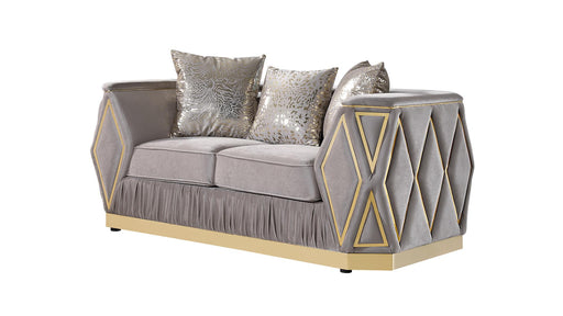 Cavalli Loveseat Taupe - Cavalli Loveseat Taupe