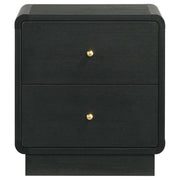 Cavelle 2-drawer Nightstand Bedside Table Black - 223662