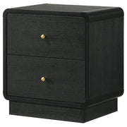 Cavelle 2-drawer Nightstand Bedside Table Black - 223662