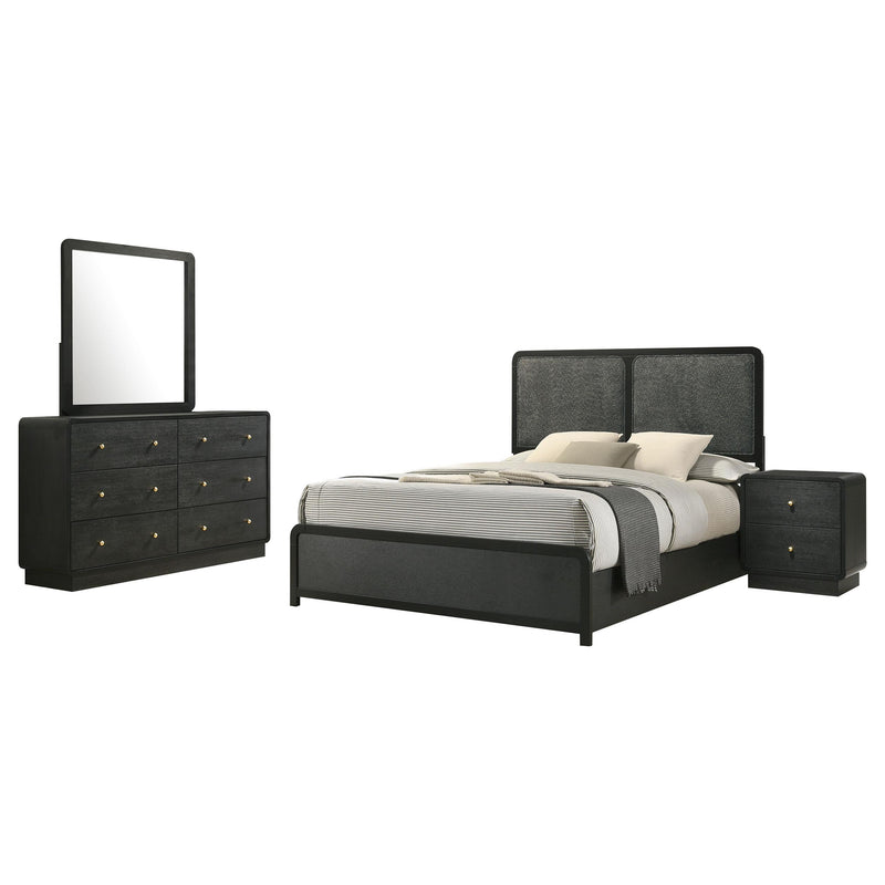 Cavelle 4-piece Full Bedroom Set Black - 223661F-S4