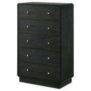 Cavelle 5-drawer Chest of Drawers Black - 223665