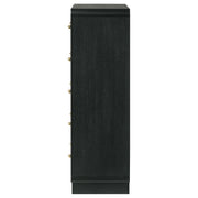 Cavelle 5-drawer Chest of Drawers Black - 223665