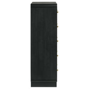 Cavelle 5-drawer Chest of Drawers Black - 223665