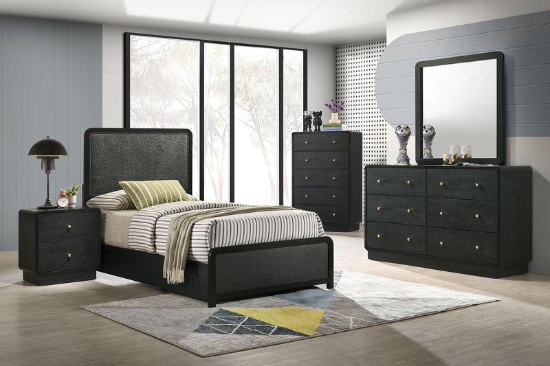 Cavelle 5-piece Twin Bedroom Set Black - 223661T-S5
