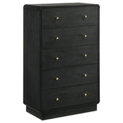 Cavelle 5-piece Twin Bedroom Set Black - 223661T-S5