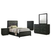 Cavelle 5-piece Twin Bedroom Set Black - 223661T-S5