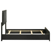 Cavelle 51-inch Upholstered Twin Panel Bed Black - 223661T
