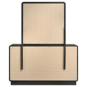 Cavelle 6-drawer Dresser and Mirror Black - 223663M