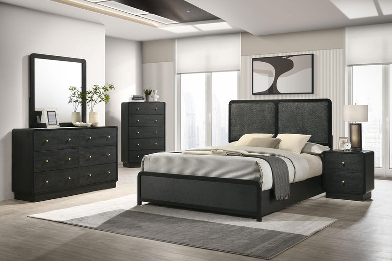 Cavelle 6-drawer Dresser Cabinet Black - 223663