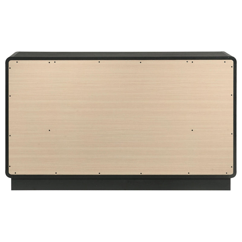 Cavelle 6-drawer Dresser Cabinet Black - 223663