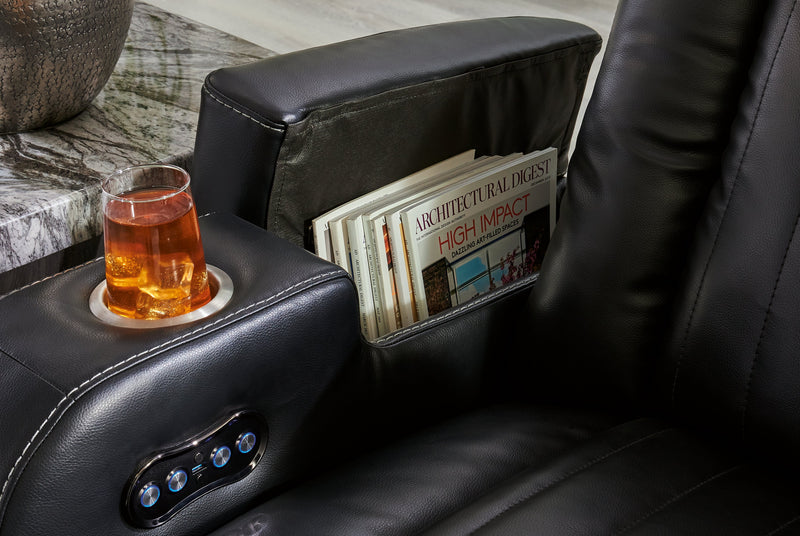 Caveman Den Power Reclining Loveseat with Console - Gate FurniturePower Reclining Loveseat
