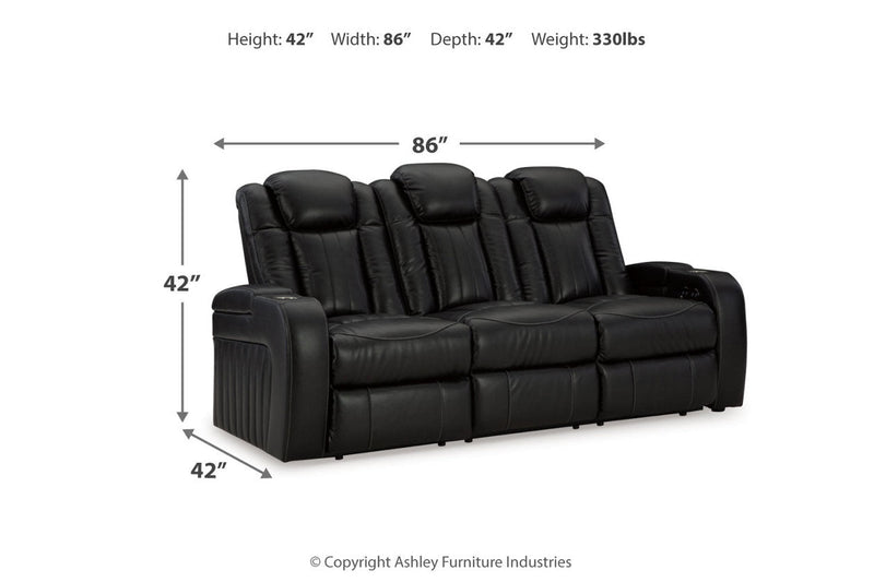 Caveman Den Power Reclining Sofa, Loveseat and Recliner - Gate FurniturePower Reclining Living Room Set