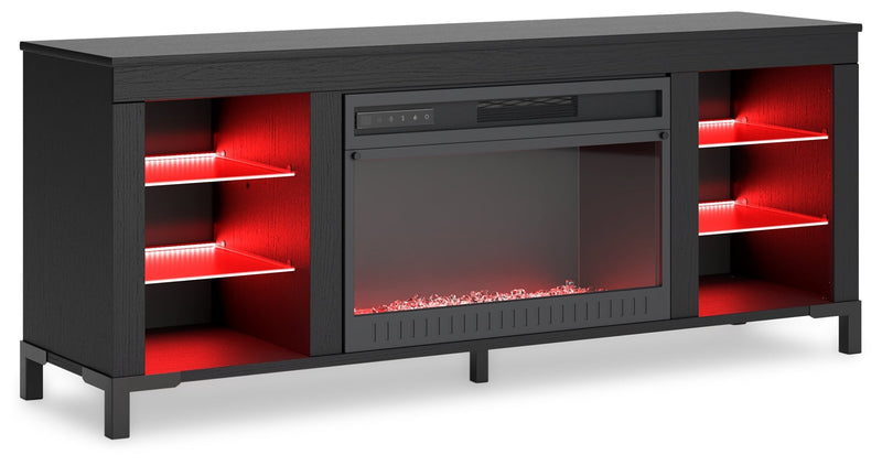 Cayberry 60" TV Stand with Electric Fireplace - Gate FurnitureEntertainment Center