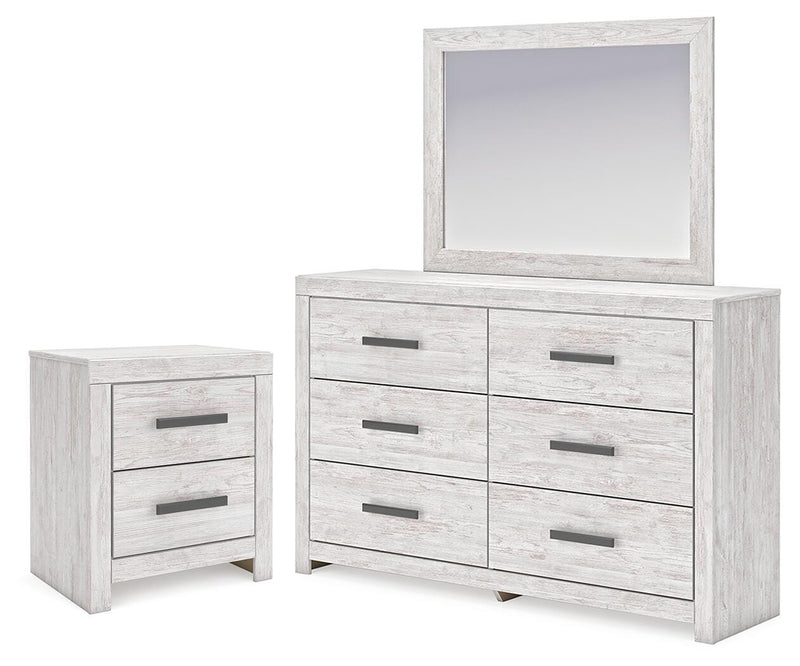 Cayboni Dresser, Mirror and Nightstand - B3788B19
